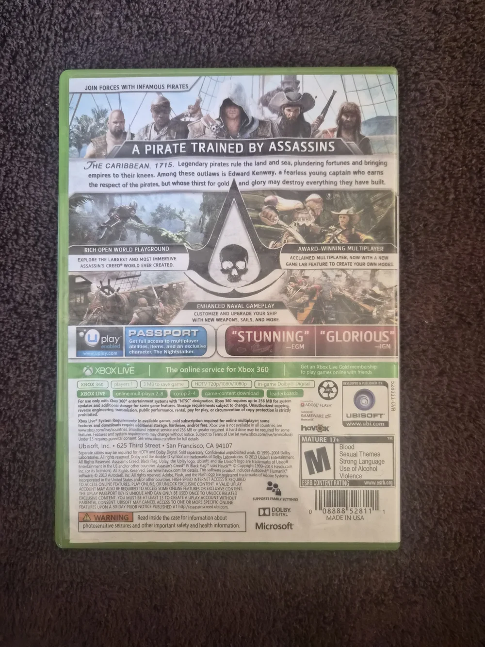 Assassin’s Creed Xbox 360 Lot Black Flag Rogue AC3 Bundle Tested